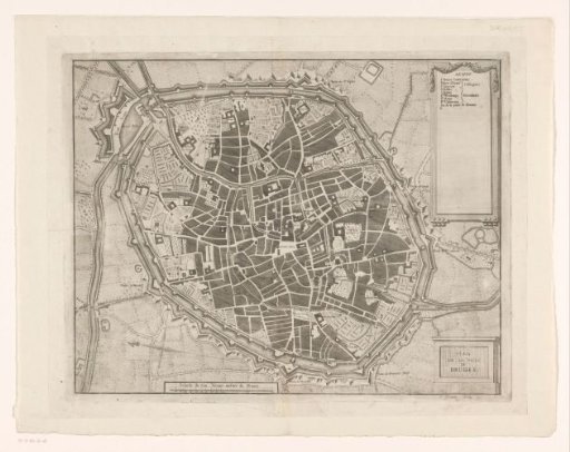 Map of Bruges