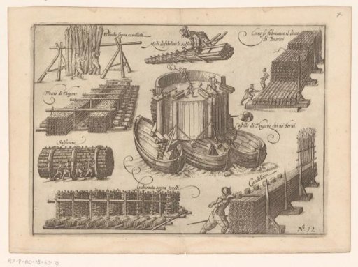 Siege of Ostend: siege and assault engines of Targone, 1603–1604