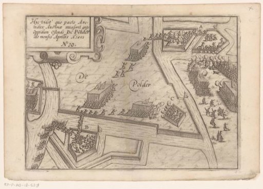 Siege of Ostend: capture of the forts in the polder by the Spanish army, 1603