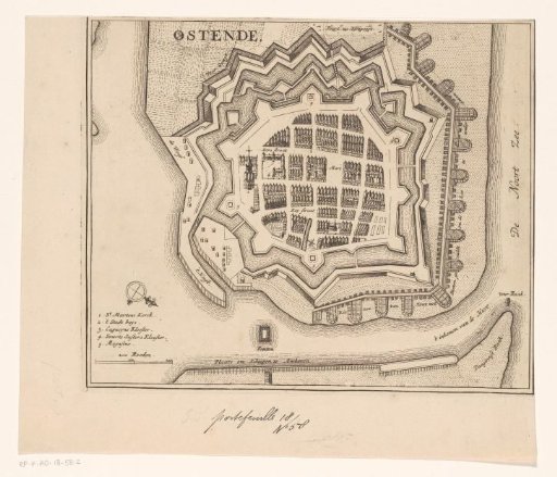 Map of Ostend