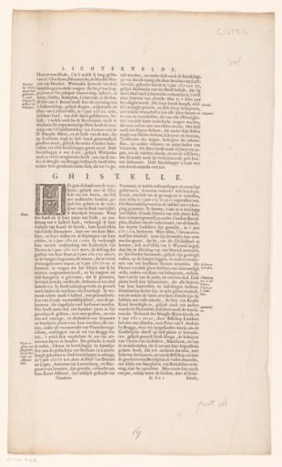 Part of the description of Blankenberge, Lichtervelde, Torhout and Gistel