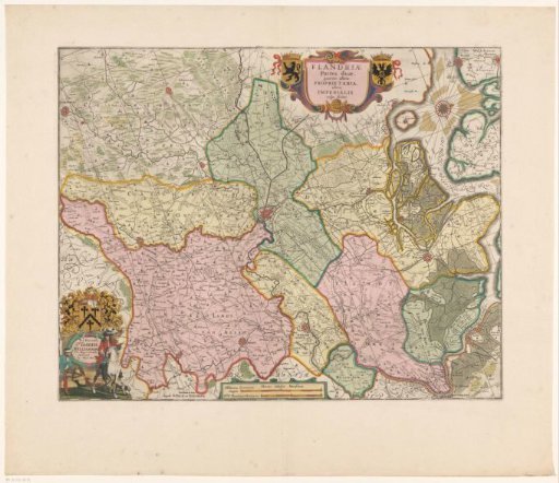 Map of Actual and Royal Flanders