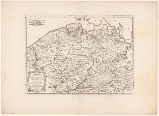 Map of the County of Flanders