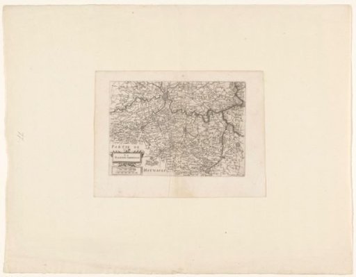 Map of Flanders (Southern Netherlands)