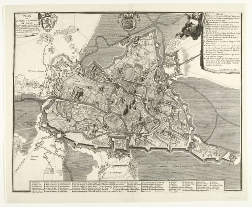 Plan of the Siege of Ghent, 1708