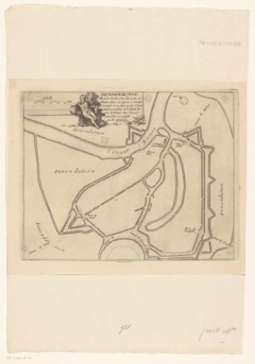 Fortress plan of Dendermonde