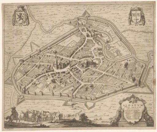 Map of Aalst