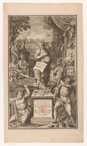 Title Print for Portfolio 19 of the Atlas Ottens (Artois, Hainaut, Namur, Limburg, Luxembourg, and Spanish Gelderland)