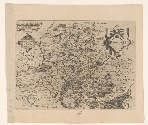 Map of Hainaut