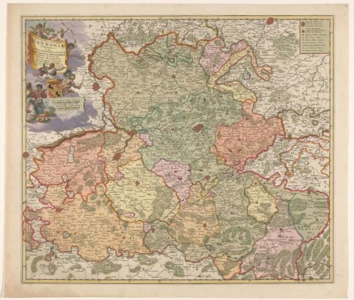 Map of the County of Hainaut