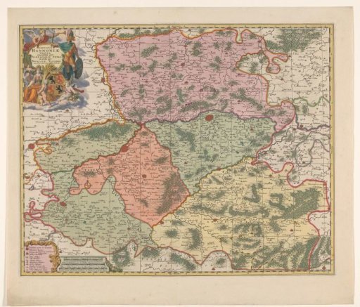 Map of Hainaut