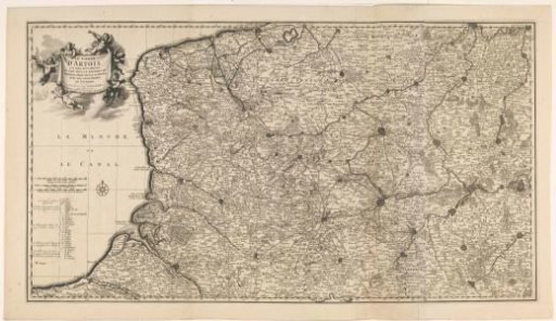 Map of the County of Artois