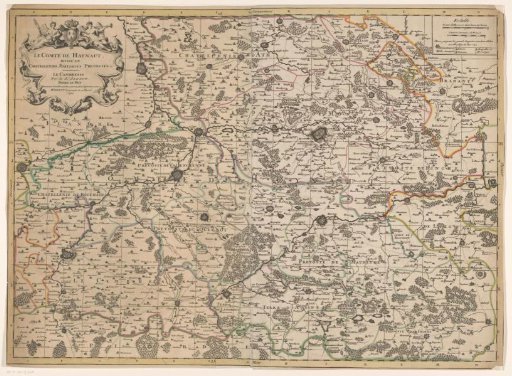 Map of the County of Hainaut