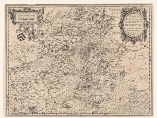 Map of the County of Hainaut