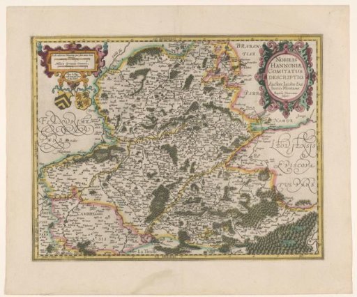 Map of the County of Hainaut