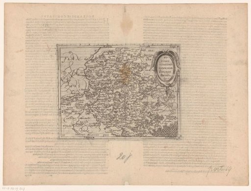 Map of Hainaut