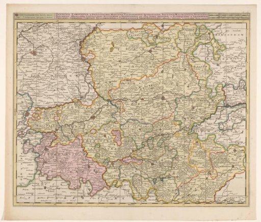 Map of the County of Hainaut