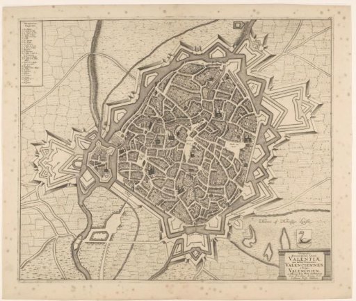 Map of Valenciennes