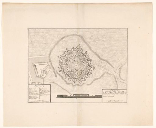 Fortress plan of Philippeville