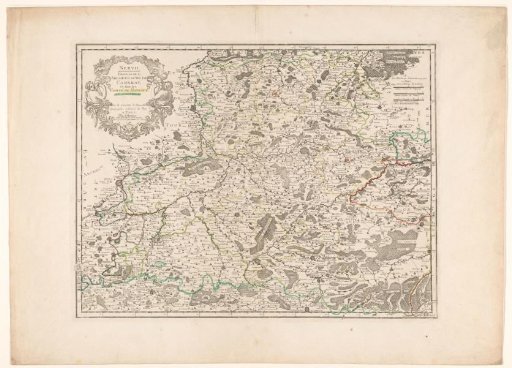 Map of the Archdiocese of Cambrai