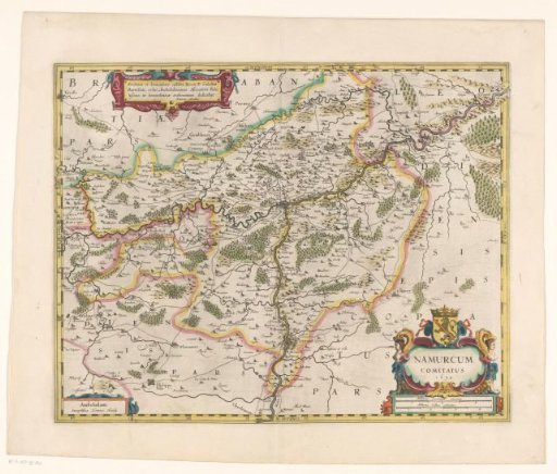 Map of the County of Namur
