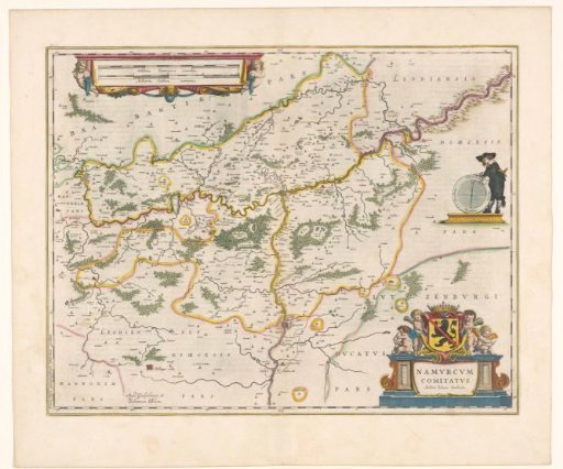 Map of the County of Namur