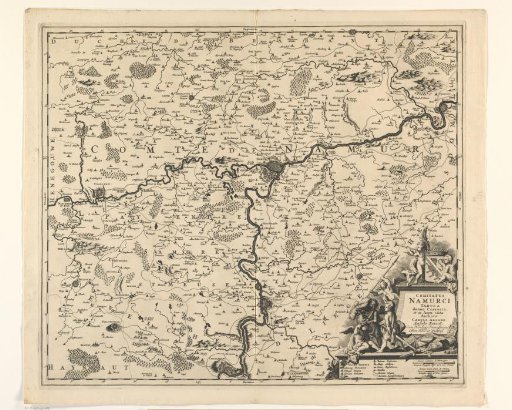 Map of the County of Namur