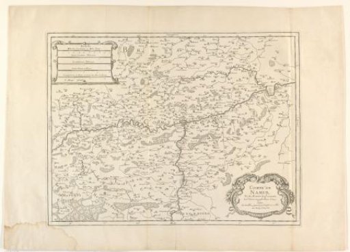 Map of the County of Namur