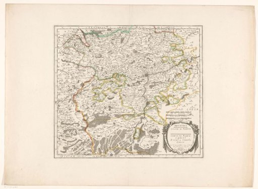 Map of the County of Namur
