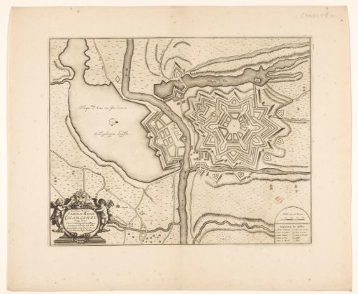 Fortress Plan of Charleroi
