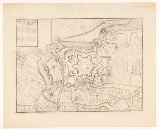 Fortress Plan of Charleroi