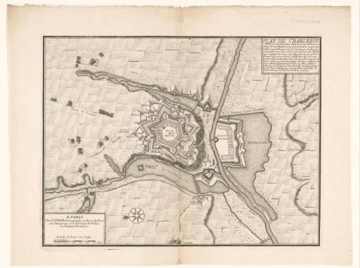 Fortress Plan of Charleroi