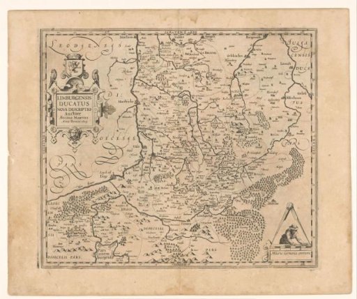 Map of the Duchy of Limburg