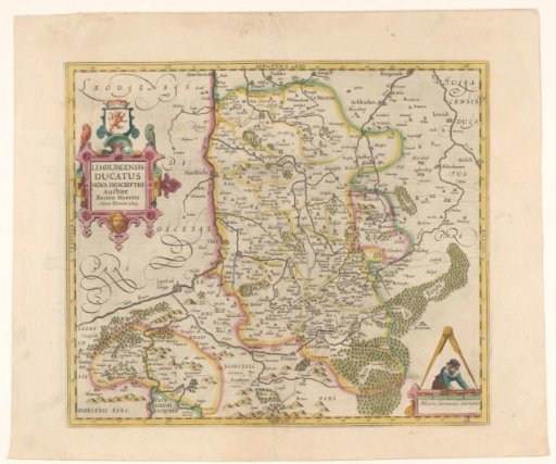 Map of the Duchy of Limburg