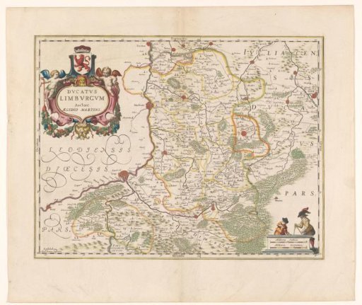 Map of the Duchy of Limburg