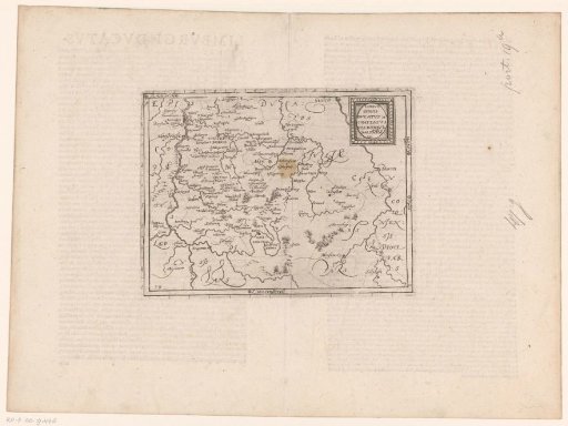 Map of the Duchy of Limburg, the Land of Valkenburg and the Lordship of Dalem