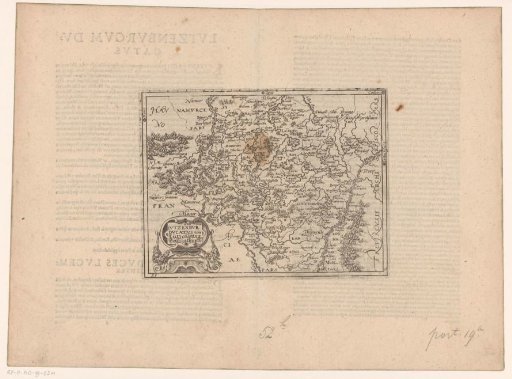 Map of the Duchy of Luxembourg