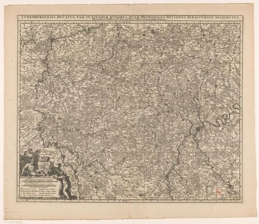 Map of the Duchy of Luxembourg