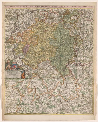 Map of the Duchy of Luxembourg