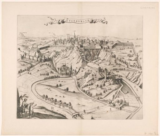 View of the city of Luxembourg