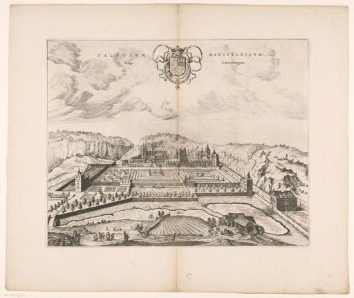 View of the Palace of Mansfeld, 'La Fontaine'