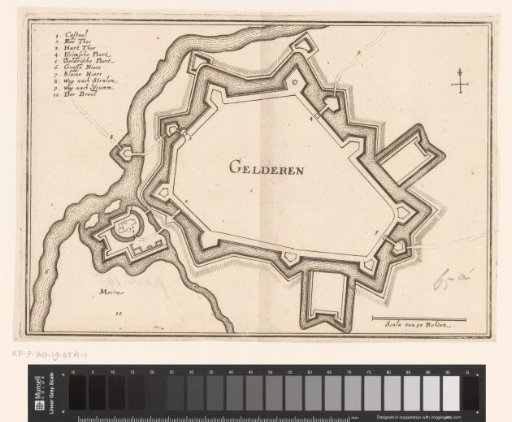 Fortress Plan of Geldern