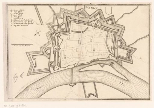 Fortress Map of Venlo