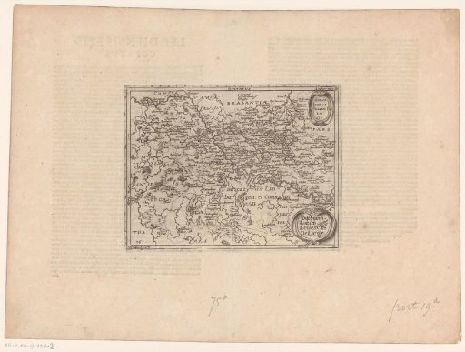 Map of the Prince-Bishopric of Liège