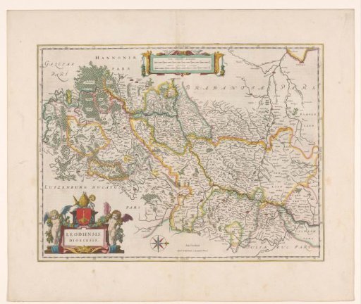 Map of the Prince-Bishopric of Liège