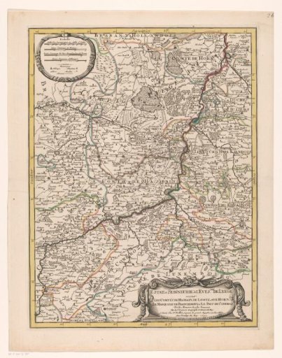 Map of the Prince-Bishopric of Liège