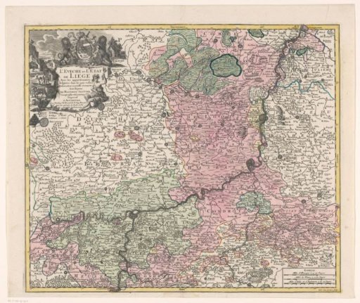 Map of the Prince-Bishopric of Liège