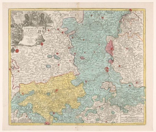 Map of the Prince-Bishopric of Liège