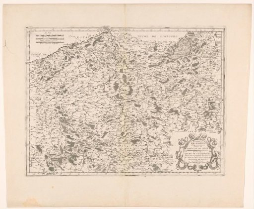 Map of the Prince-Bishopric of Liège and the Duchy of Luxembourg