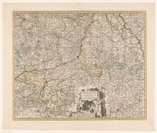 Map of the Prince-Bishopric of Liège